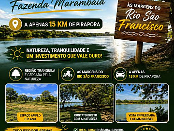 Terreno - Venda - Fazenda Marambaia - 15 Km de Pirapora - MG